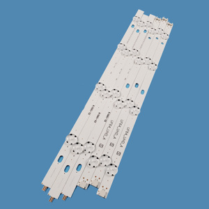 Striscia <span class=keywords><strong>LED</strong></span> <span class=keywords><strong>per</strong></span> <span class=keywords><strong>Retroilluminazione</strong></span> <span class=keywords><strong>TV</strong></span> 8 <span class=keywords><strong>LED</strong></span> UF64_UHD, Barra <span class=keywords><strong>LED</strong></span> <span class=keywords><strong>per</strong></span> <span class=keywords><strong>TV</strong></span> LG Innotek Direct 43 Pollici UHD, Modelli 43UH610V 43UH6030 43LH5700 43LH60FHD - Product Image 2