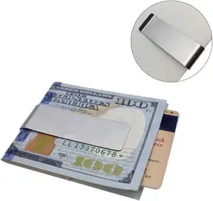 OEM Customized sheet metal stamping metal spring aço clips aço inoxidável carteira dinheiro clipe