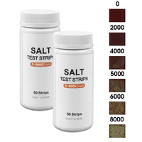 Bandelettes de test d'eau de spa personnalisées Kits de test de PH pour piscine Papier de test de sel et de chlore pour l'eau de piscine Accessoires de spa pour les entreprises
