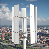 Éolienne à axe vertical 380V 50kW, générateur éolien 30kW, vitesse de survie du vent 85m/s