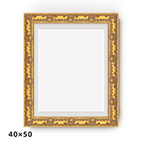Cadre mural en bois de pin baroque doré, moulure créative faite à la main, style antique, pour peinture à l'huile, vente en gros, nouveauté, pour la maison