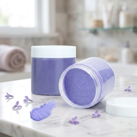 Crème exfoliante pour le corps à l'arôme naturel personnalisé, enrichie en vitamine C, blanchissante, au citron, pour usage domestique