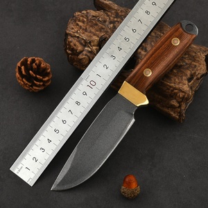 ไม่ใช่. มีดพกแบบใบมีดคงที่ 20 ชิ้น ทำจากเหล็กไตรเพล็กซ์คุณภาพสูง ด้ามไม้ DIY ใบมีดสแตนเลส ปรับแต่งได้ตามต้องการ OEM สำหรับแคมป์ปิ้ง - Product Image 2