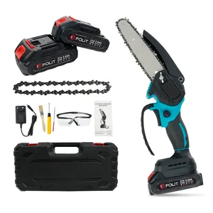 New Arrival Electric 2000mAh Battery Powered Household DIY Power Tools 6-inch Chainsaw Cordless With Accessories