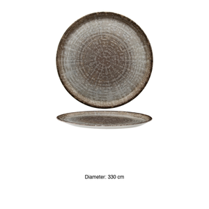 Plato para Pizza Saturnia Napoli Crete con Impresión Digital de 33 cm para Restaurante, Hotel, Suministros al por Mayor, Vajilla al por Mayor - Product Image 3