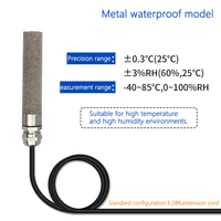 Transmetteur de capteur d'humidité et de température de haute précision à sortie RS485 Modbus-RTU à usage industriel pour les tests et le contrôle