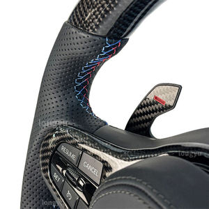 Volante de fibra de carbono de carrera para <span class=keywords><strong>BMW</strong></span> F30 F30 <span class=keywords><strong>F</strong></span> 30 F80m3 M3f80 316 <span class=keywords><strong>318</strong></span> 320 328 330 335 340 Ci Ti I D 323i 325i 328i 330i - Product Image 5