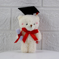 Mini Ours en Peluche de Remise de Diplôme, Ours Docteur, Jouets en Peluche Douce pour Enfants, Cadeau Académique pour Étudiants, Faveurs de Fête