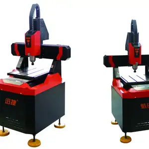 XJ Logam Engraving Marking Sepatu Cetakan 6060 Mini CNC Router Mesin dengan Plastik Nama: