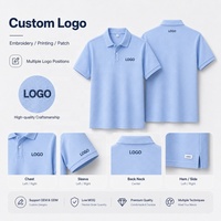 Polo homme personnalisé de haute qualité avec logo, vente en gros OEM, faible MOQ, polos en coton uni à manches courtes pour hommes