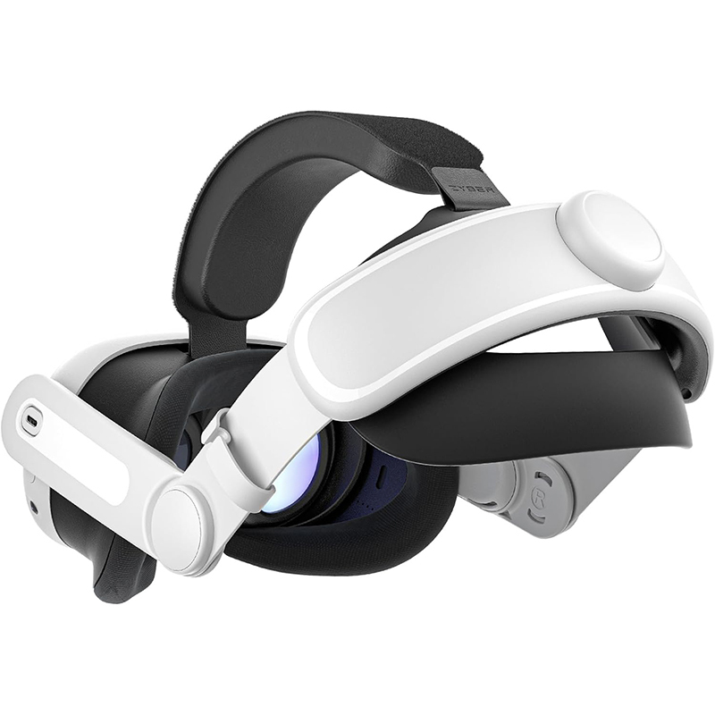Zyber Comfort Head Strap Elite Strap <strong>VR</strong> Headstrap for <strong>Meta</strong> <strong>Quest</strong> <strong>3S</strong> <strong>VR</strong> Accessories for <strong>Meta</strong> <strong>Quest</strong> <strong>3</strong>