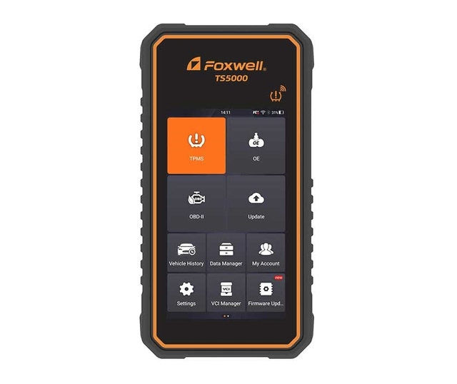FOXWELL TS5000 Tire Tablet TPMS Tool Car TPMS Reset Device Tire Pressure Monitoring Sensor Programmer Tool for Universal Cars