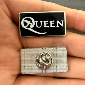 Al por mayor: Colección de pines metálicos de música, pines de esmalte de Freddie Mercury King, pines de arte legendario de bandas pop y Queen, accesorios para fans - Product Image 3