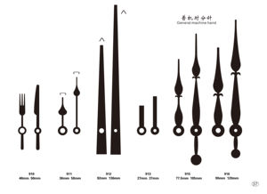 Kit de bricolage en gros : Aiguilles d'<span class=keywords><strong>horloge</strong></span> dorées <span class=keywords><strong>pour</strong></span> heures, minutes et secondes - Product Image 5