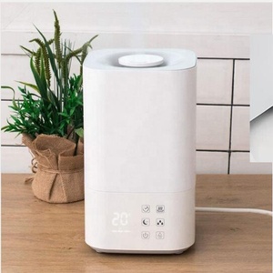 Mini Ultrasonic <b>Humidifier</b> WiFi App-Controlled Aroma <b>Diffuser</b> LED Screen 360 Double Layers Mist Nozzle Black Household Hotel - Product Image 3