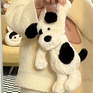 Jcat Timide Pirate Chien En Peluche Petit Livre Rouge Même Style Dalmatien Bébé Confort Jouet Pirate Chiot Super Doux En Peluche Maille Lavée - Product Image 5