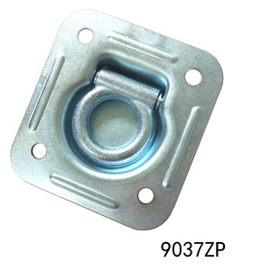 Anneau de levage de type D 82,6x76,5 mm en fer galvanisé pour le levage et la traction dans le transport logistique - Product Image 3