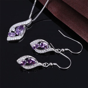 <span class=keywords><strong>Set</strong></span> di Gioielli da Donna in Argento <span class=keywords><strong>925</strong></span> con Zirconi Cubici, Elegante <span class=keywords><strong>Set</strong></span> con Pendente, Anello e Orecchini - Product Image 2