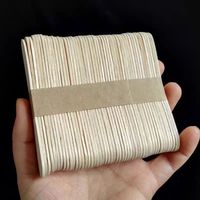 Cuillères et bâtonnets à glace jetables en bois, écologiques, flexibles, grande capacité, portables, faits maison, économiques, en bouleau blanc, faible MOQ