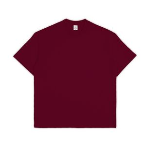 Camiseta de gran tamaño gruesa de algodón superpesado con hombros caídos, ropa de calle de peso pesado para hombre, camisetas recortadas, camiseta ajustada - Product Image 2