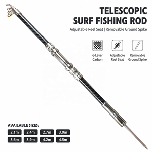 Caña <span class=keywords><strong>de</strong></span> Pescar Telescópica <span class=keywords><strong>de</strong></span> Fibra <span class=keywords><strong>de</strong></span> Carbono <span class=keywords><strong>de</strong></span> <span class=keywords><strong>Alta</strong></span> Calidad para Pesca en Río, Acción Lenta, 2.1m-4.5m, Venta al Por Mayor <span class=keywords><strong>de</strong></span> Fábrica - Product Image 1