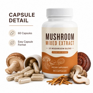 Soutien Immunitaire et Énergétique pour Adultes – 60 Capsules – Extrait Biologique Mixte de Champignons Crinière de Lion, Cordyceps et Reishi – Sans Gluten, Végétalien - Product Image 4