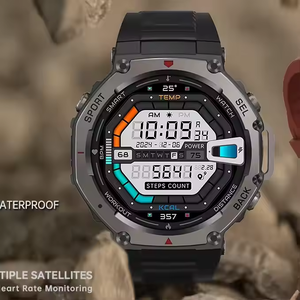 DM58  Faible MOQ 1.43'' Montre connectée GPS BT avec appels, écran AMOLED, 170+ modes sportifs, étanche <span class=keywords><strong>5</strong></span> <span class=keywords><strong>ATM</strong></span>, natation, montre connectée sportive, fréquence cardiaque. - Product Image 2