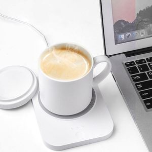 Tasse chauffante électrique à contrôle de température, chauffe-tasse à café intelligent en céramique 55 degrés avec ensemble de tasses thermostatiques - Product Image 5