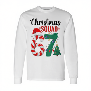 Maglietta a maniche lunghe coordinata per la famiglia a tema natalizio, regali di Natale Cina A12148 - Product Image 3