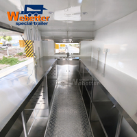 Webetter Remorque de restauration rapide pour événements commerciaux, festivals, vente ambulante et concession, avec fenêtre de service, pour hot-dogs et autres plats rapides