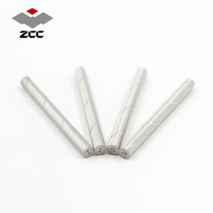 Tungsten ZCC Tungsten Carbide Cổ Rất Nhiều Xi Măng Carbide Rods Carbide Tungsten Với 2 Xoắn Ốc Lỗ 30 Helix - Product Image 5
