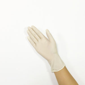 Moyen 6mil <span class=keywords><strong>Gants</strong></span> en latex en poudre et sans poudre sans poudre <span class=keywords><strong>Gants</strong></span> en latex jetables en gros - Product Image 5