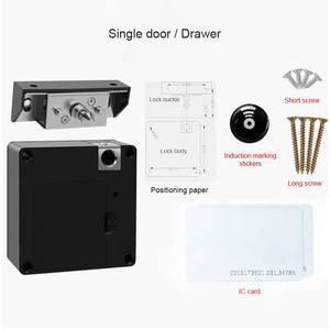 Đồ nội thất Hộp Thư điện tử vô hình RFID ẩn từ tủ an toàn cho ngăn kéo ttlock Wifi ứng dụng thông minh khóa cho tủ khóa - Product Image 2