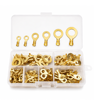 Kit de 150 cosses à sertir de type O M3-M10 non isolées en laiton pour câblage électrique