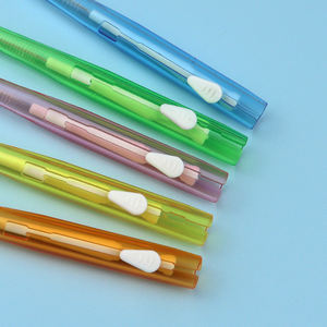 Cepillos interdentales portátiles con diseño Push-Pull para dientes, aparatos ortopédicos y trabajo <span class=keywords><strong>dental</strong></span> Conveniente para uso con una sola mano - Product Image 4