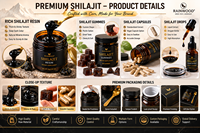 Complément Purifié de Shilajit Testé pour les Métaux Lourds Rainwood OEM avec COA Disponible
