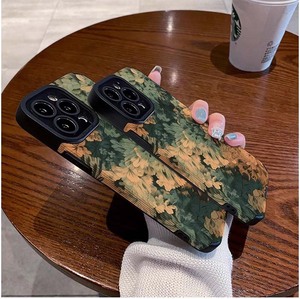 เคสโทรศัพท์มือถือหนังเทียม TPU พิมพ์ลายใบไม้สีเขียวแบบเต็มจอสำหรับ <span class=keywords><strong>iPhone</strong></span> <span class=keywords><strong>x</strong></span> XR XS 11 12 13 14 15 16 17 PRO MAX - Product Image 6