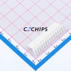 HC-2510-15AW-05 Wire-to-Board Pin Header Bent Lead Through Hole,P=2.54mm Connector 1x15P 2.54mm Right Angle Insert 15P - Product Image 2