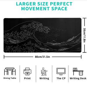 Alfombrilla de Ratón para Juegos Grande Personalizada por Sublimación, 800*300, de Goma Natural, Impermeable, Antideslizante, XXL, al por Mayor - Product Image 4