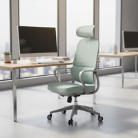 Nouvelle Chaise de Bureau Ergonomique en Maille avec Dossier Réglable, Fabrication Moderne en Tissu et Fer, Vente en Gros Direct Fabricant