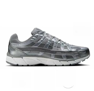 2026 High Quality P-6000 Men Women Sport Running Shoes Metallic Silver <strong>Waterproof</strong> Lighted Comfort <strong>Trainer</strong> - Product Image 3