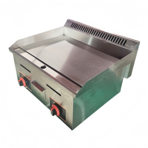 Gril et plancha à gaz professionnels en acier inoxydable pour restaurants et chariots de restauration, idéaux pour la cuisson de steaks - Product Image 5