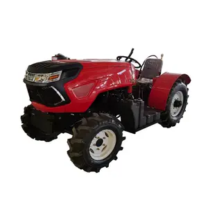 2024 new Belt Drive 4wd Four Wheels Mini Diesel Farm Tractor Mototractor Micro Trator Mini Tractor