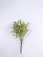 Plante artificielle en plastique en forme de piment suspendu, feuilles vertes décoratives écologiques, pour loisirs créatifs, gâteaux de Noël et accessoires de photographie