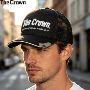 Fabricant de casquettes de camionneur OEM/ODM, vente en gros, casquettes brodées à dos en maille, sangle Velcro, ouvre-bouteille, directement de l'usine - Product Image 3