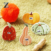 Patchs de broderie de fleurs de citrouille mignonnes pour Halloween et décor d'automne fer à repasser/coudre pour sacs chapeaux et bricolage artisanat tissu matériel principal