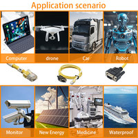 Cable de Programación USB DB 9PIN RJ45 8P8C Adecuado para Conector de Coche Adaptador de Extensión de Red Enchufe