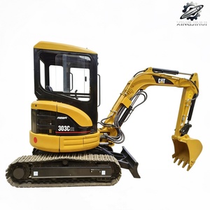 Miniexcavadora Usada CAT303C de 3 Toneladas con Cucharón de 0.03m³, Marca Japonesa Original, Excavadora Pequeña para Construcción, Pocas Horas, Buen Estado - Product Image 1