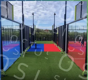 OSI Hochwertige Outdoor-Padel-Tennisplatz mit 15 mm Rasen importiert aus Taiwan