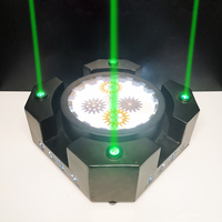 Présentoir à Bouteilles Pliable VIP avec Lumière Laser et Seau à Glace pour Service en Boîte de Nuit